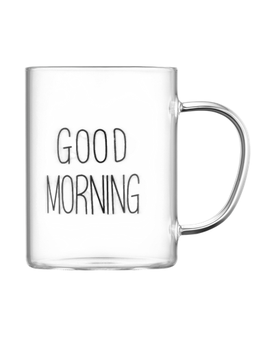 Set cupe Ardesto AR2642BMR, 420 ml, 2 bucs, Transparent