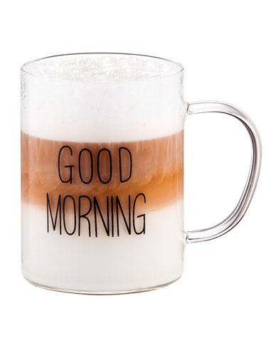 Set cupe Ardesto AR2642BMR, 420 ml, 2 bucs, Transparent