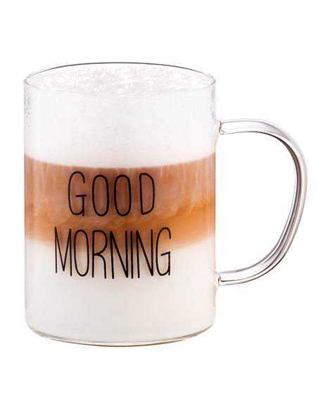 Set cupe Ardesto AR2642BMR, 420 ml, 2 bucs, Transparent