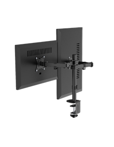Suport birou pentru monitoare Gembird MA-D2-03, Negru 2