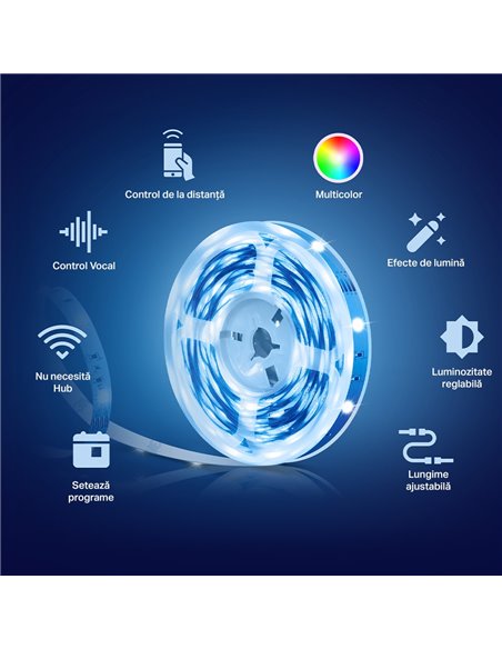 Bandă cu LED-uri TP-LINK Tapo L900-10, Multicolor