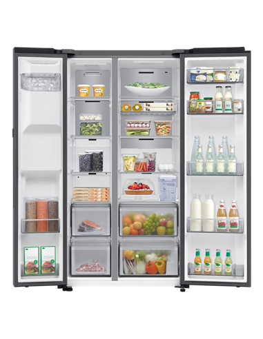 Frigider Samsung RS80F67KCTEO, Oțel inoxidabil