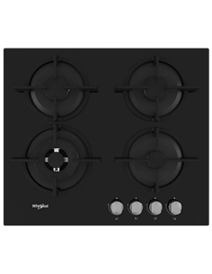 Plită pe gaz Whirlpool GOR 625/NB1, Negru
