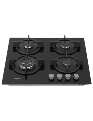 Plită pe gaz Whirlpool GOR 625/NB1, Negru