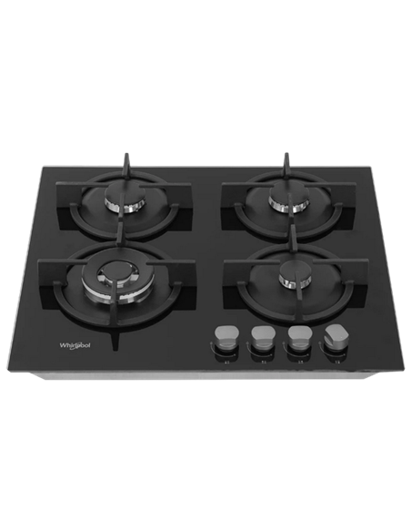 Plită pe gaz Whirlpool GOR 625/NB1, Negru