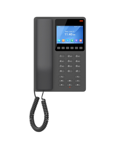 Telefon IP Grandstream GHP631W, Negru