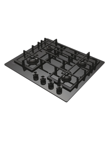 Plită pe gaz Candy CVFG6PB, Negru