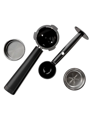 Кофеварка рожковая Electrolux E6EC1-6BST, 1450Вт, Черный