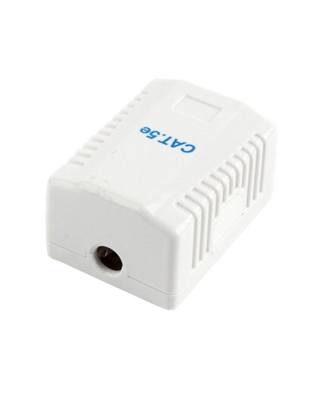 Priză pentru montare pe perete Cablexpert MVS-2S6-01, Alb