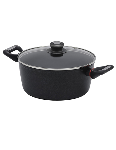 Кастрюля Polaris PRO collection-20C, 2,4л, 20см, Чёрный