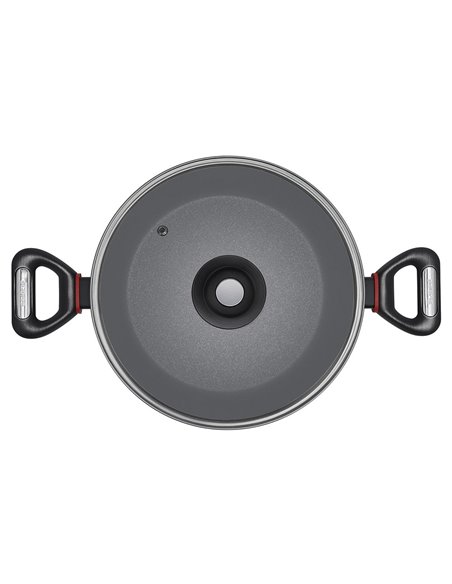 Кастрюля Polaris PRO collection-20C, 2,4л, 20см, Чёрный