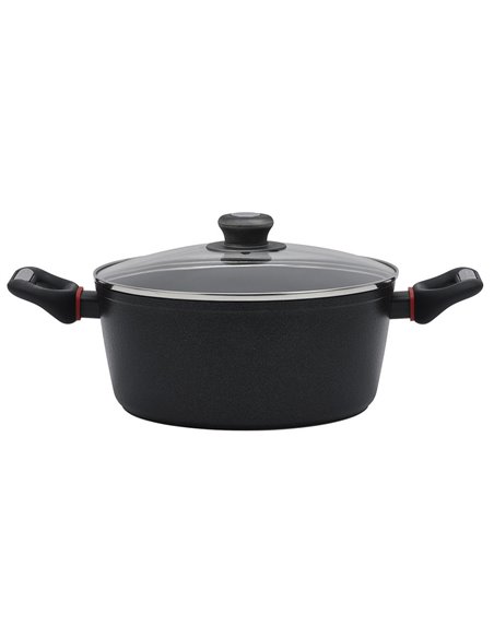 Кастрюля Polaris PRO collection-20C, 2,4л, 20см, Чёрный