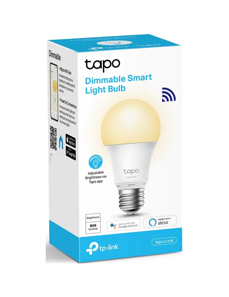 Bec inteligent TP-LINK Tapo L510E, A27, Alb Cald