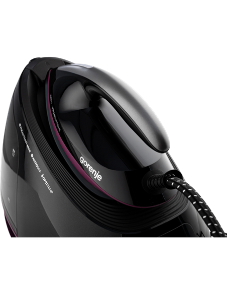 Fier de călcat cu generator de abur Gorenje SGD3000BKV, 3000W, Negru