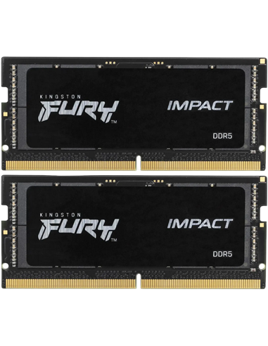 Оперативная память Kingston FURY Impact, DDR5 SDRAM, 6000 МГц, 32 Гб, KF560S38IBK2-32