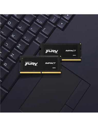 Оперативная память Kingston FURY Impact, DDR5 SDRAM, 6000 МГц, 32 Гб, KF560S38IBK2-32