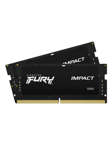 Оперативная память Kingston FURY Impact, DDR5 SDRAM, 6000 МГц, 32 Гб, KF560S38IBK2-32