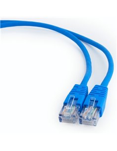 Патч-корд Cablexpert PP12-0.5M/B, CAT5e UTP, 0,5м, Синий 2