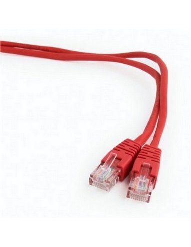 Patch cord Cablexpert PP12-0.5M/R, CAT5e UTP, 0,5m, Roșu