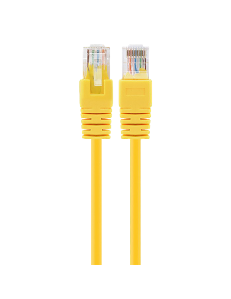 Patch cord Cablexpert PP12-0.5M/Y, CAT5e UTP, 0,5m, Galben