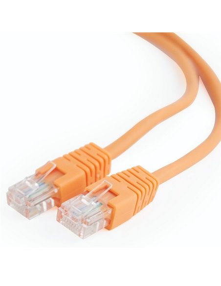 Patch cord Cablexpert PP12-1M/O, CAT5e UTP, 1m, Portocaliu