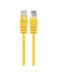 Patch cord Cablexpert PP12-1M/Y, CAT5e UTP, 1m, Galben