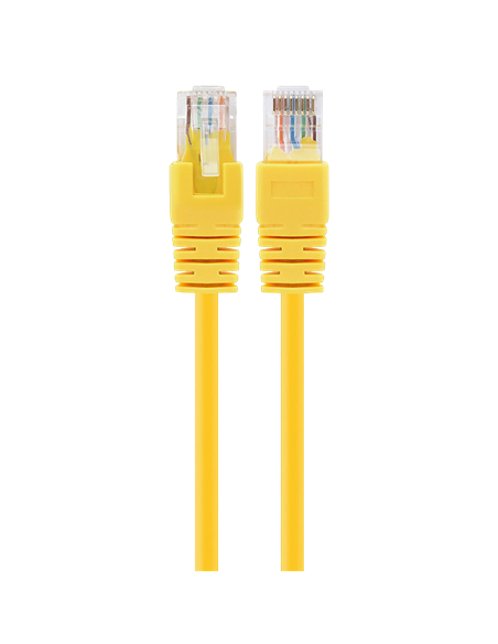 Patch cord Cablexpert PP12-1M/Y, CAT5e UTP, 1m, Galben