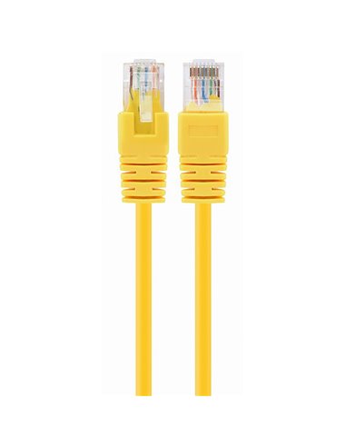 Патч-корд Cablexpert PP12-1M/Y, CAT5e UTP, 1м, Жёлтый