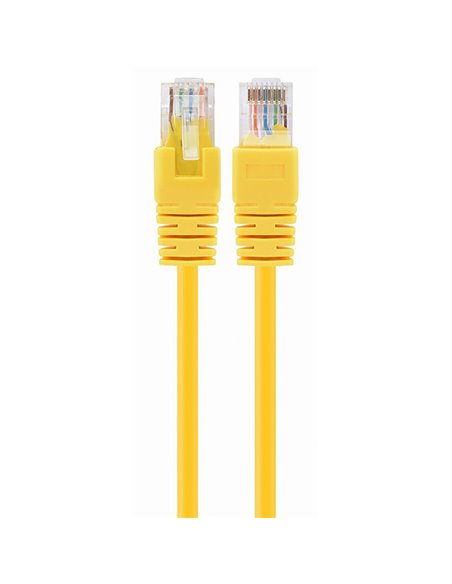 Patch cord Cablexpert PP12-1M/Y, CAT5e UTP, 1m, Galben