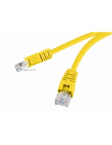Патч-корд Cablexpert PP12-1M/Y, CAT5e UTP, 1м, Жёлтый