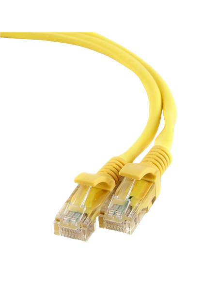 Patch cord Cablexpert PP12-2M/Y, CAT5e UTP, 2m, Galben