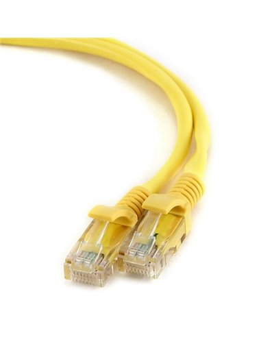 Patch cord Cablexpert PP12-2M/Y, CAT5e UTP, 2m, Galben