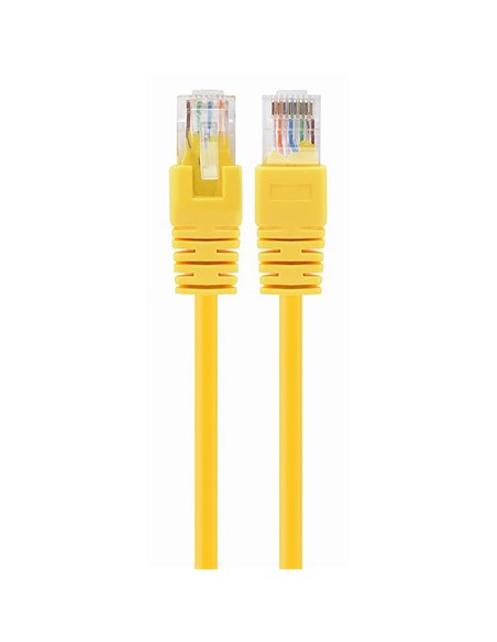 Patch cord Cablexpert PP12-2M/Y, CAT5e UTP, 2m, Galben
