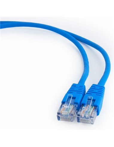 Patch cord Cablexpert PP12-3M/B, CAT5e UTP, 3m, Albastru