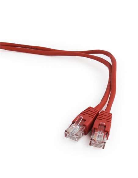 Патч-корд Cablexpert PP12-3M/R, CAT5e UTP, 3м, Красный Патч-корд Cablexpert PP12-3M/R, CAT5e UTP, 3м, Красный