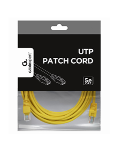 Патч-корд Cablexpert PP12-5M/Y, CAT5e UTP, 5м, Жёлтый 2