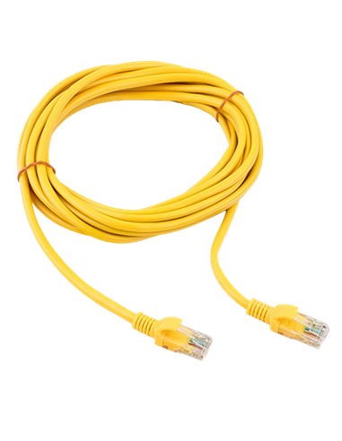 Патч-корд Cablexpert PP12-5M/Y, CAT5e UTP, 5м, Жёлтый