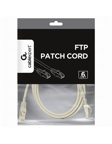 Патч-корд Cablexpert PP6-2M, Cat6 FTP , 2м, Серый