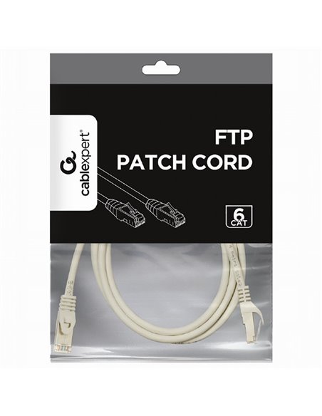 Патч-корд Cablexpert PP6-2M, Cat6 FTP , 2м, Серый Патч-корд Cablexpert PP6-2M, Cat6 FTP , 2м, Серый