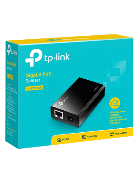 Splitter PoE TP-LINK TL-PoE10R, IEEE 802.3af