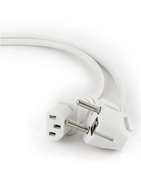 Шнур питания Cablexpert PC-186W-VDE, 1.8 м, Белый