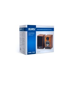 Компьютерные колонки 2.0 SVEN SPS-702, Ореховый 2