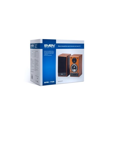 Компьютерные колонки 2.0 SVEN SPS-702, Ореховый