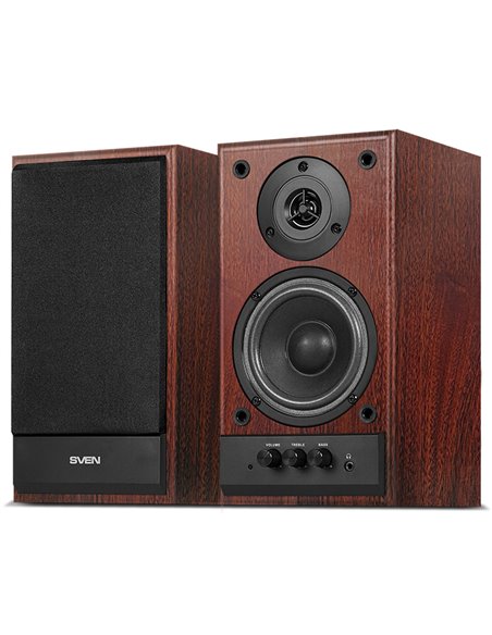 Компьютерные колонки 2.0 SVEN SPS-702, Ореховый