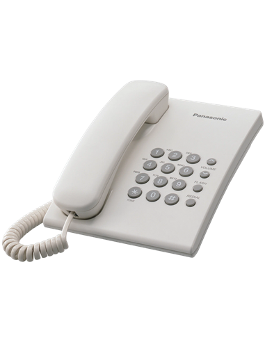 Telefon cu fir Panasonic KX-TS2350, Alb