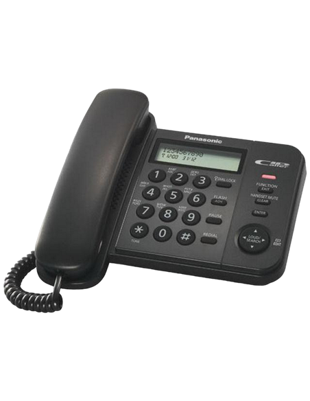 Telefon cu fir Panasonic KX-TS2352, Negru