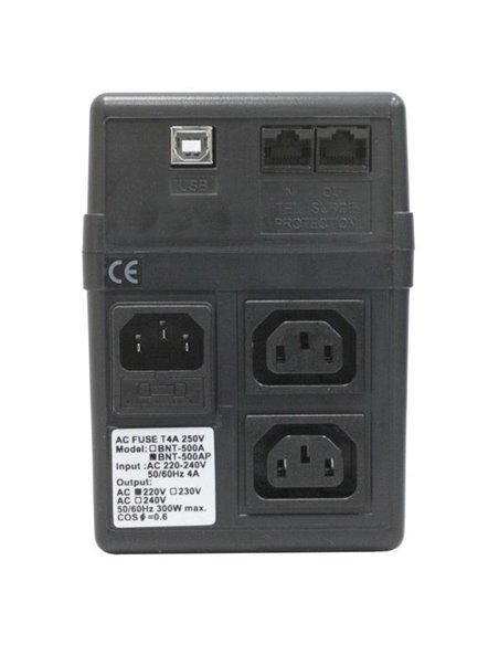 Sursă de alimentare neîntreruptibilă PCM BNT-800AP , Linear-interactiv, 800VA, Turn