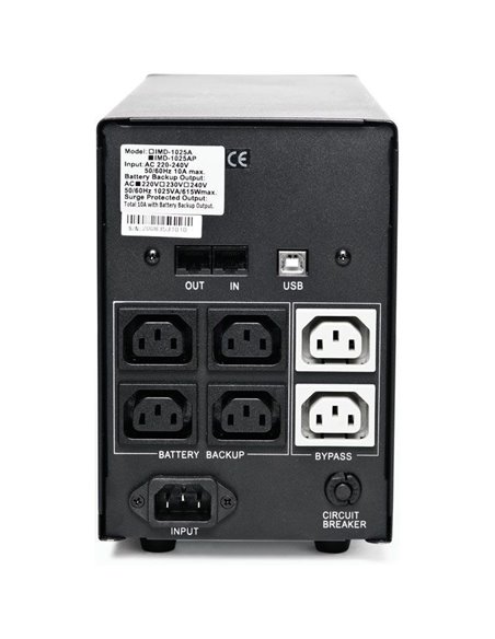 Источник бесперебойного питания PCM IMD-1500AP, Линейно-интерактивный, 1500VA, Башня Источник бесперебойного питания PCM IMD-1500AP, Линейно-интерактивный, 1500VA, Башня