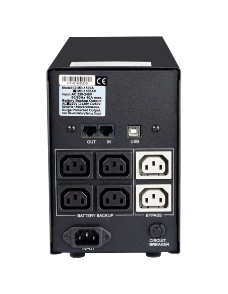 Источник бесперебойного питания PCM IMD-1500AP, Линейно-интерактивный, 1500VA, Башня Источник бесперебойного питания PCM IMD-1500AP, Линейно-интерактивный, 1500VA, Башня