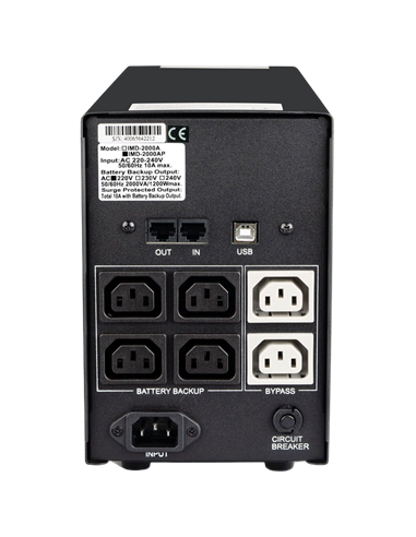 Sursă de alimentare neîntreruptibilă PCM IMD-2000AP, Linear-interactiv, 2000VA, Turn